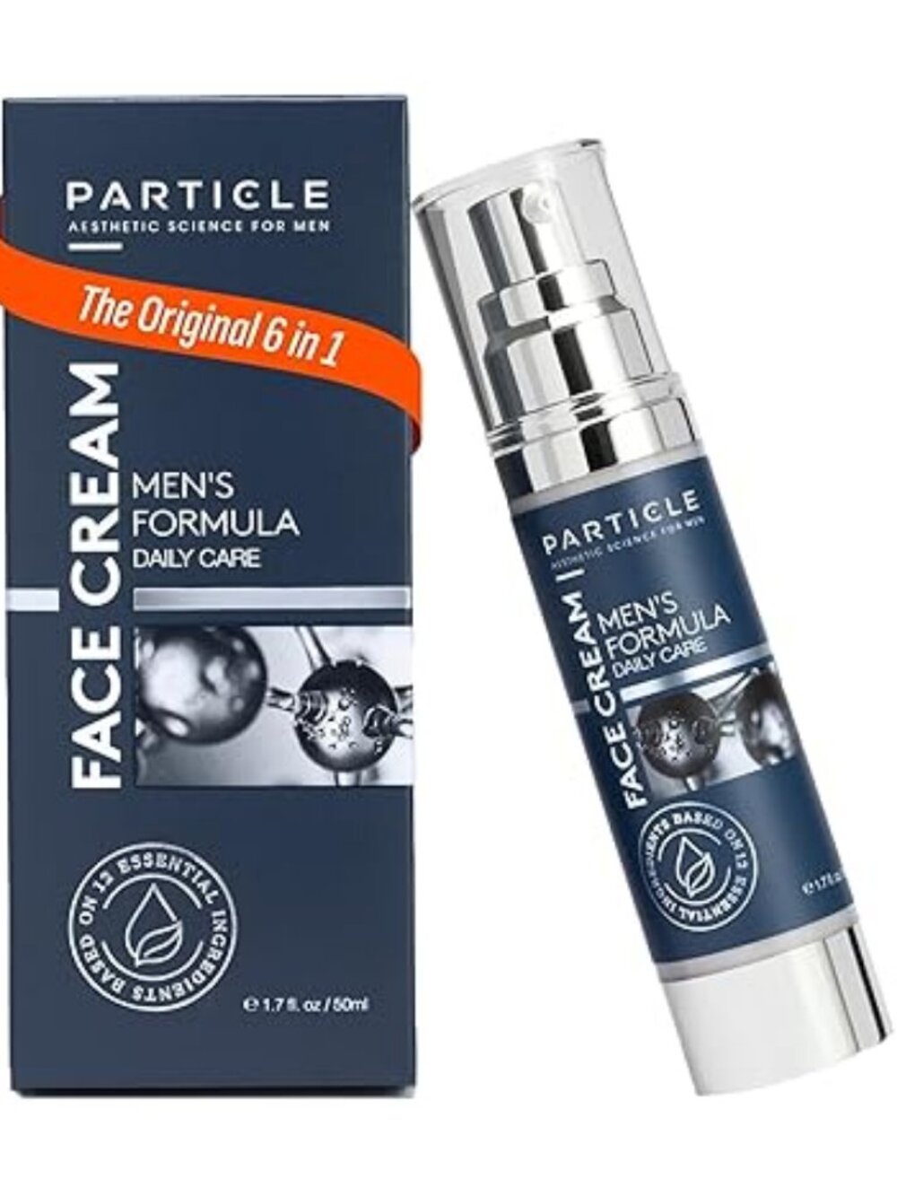 Particle 6 in 1 Face Cream Men 1.7oz Hydrating Moisturizer Vitamin C Anti Aging